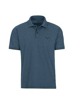 Trigema Herren 627601 Poloshirt, Blau (Jeans-Melange 643), M von Trigema