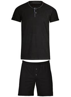 Trigema Herren 6392041S Pyjamaset, schwarz-C2C, M von Trigema