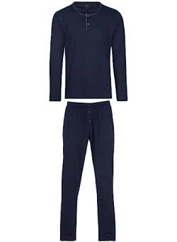 Trigema Herren 63950428 Zweiteiliger Schlafanzug, Blau (Navy-C2c 546), X-Large von Trigema