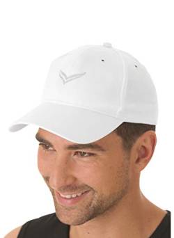 Trigema Herren Baseball Cap 600005, One Size, Weiß (weiss 001) von Trigema