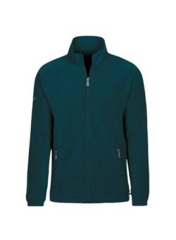 Trigema Herren Fleece Jacke, Blau (Saphir 15, 3XL von Trigema