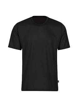 Trigema Herren T-Shirt 636202, Gr. Large, Schwarz (schwarz 008) von Trigema