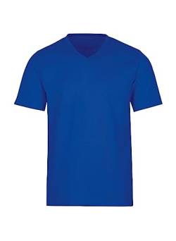 Trigema Herren V 637203 T-Shirt, Blau (Royal 049), L von Trigema