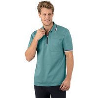 Trigema Poloshirt TRIGEMA Poloshirt mit Reißverschluss (1-tlg) von Trigema