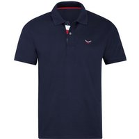 Trigema Poloshirt TRIGEMA Poloshirt mit maritimen Details (1-tlg) von Trigema