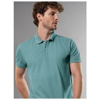 Trigema Poloshirt TRIGEMA Slim Fit Poloshirt aus DELUXE-Piqué (1-tlg) von Trigema