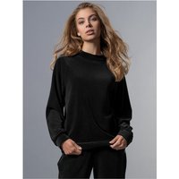 Trigema Sweatshirt TRIGEMA Nicki Pullover mit Kordelzug von Trigema