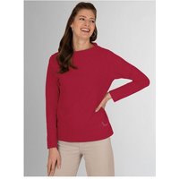 Trigema Sweatshirt TRIGEMA Stehkragen Pullover mit Kristallsteinen von Trigema