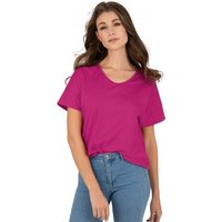 Trigema T-Shirt TRIGEMA Oversize T-Shirt mit V-Ausschnitt (1-tlg) von Trigema