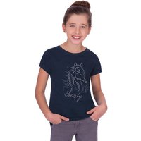 Trigema T-Shirt TRIGEMA T-Shirt mit Glitzer-Pferd (1-tlg) von Trigema