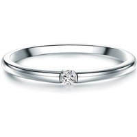 Trilani Diamantring silber, mit Diamant von Trilani