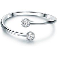 Trilani Silberring Damen-Ring aus 925 Sterling Silber, mit Zirkonia von Trilani