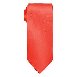 Trimming Shop Krawatte Weiches Polyester für Formelle Kleidung, Hochzeit, Ball, Celebration, Partys, Unisex Klassisches Design - Rot, 5cm Breite von Trimming Shop