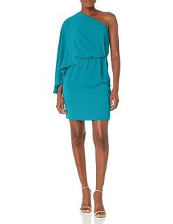 Trina Turk Damen One Shoulder Cocktailkleid, Bahia Blau, 34 von Trina Turk