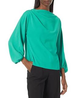 Trina Turk Damen Sea Breeze Top Bluse, Meerblau (Atlantic), X-Klein von Trina Turk