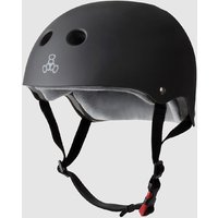Triple 8 Dual Certified Sweatsaver Helm black rubber von Triple 8