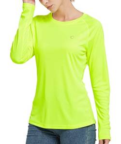 Damen UPF 50+ UV Sonnenschutz Shirt Wandern Shirts Langarm Laufshirt für Outdoor Sport Surfen Running,Yoga,Pilates,Homewear-Shirt von Triple Moon