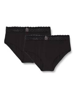 Triumph Damen Feel Of Modal Midi 2p Unterw sche, Schwarz, M EU von Triumph