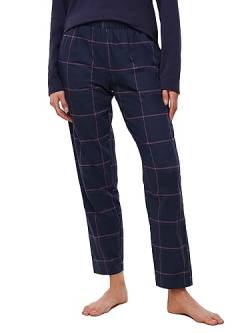 Triumph Damen Mix & Match Tapered Trouser Flannel 01 X Pajama Bottom, Blue - Light Combination, 36 EU von Triumph