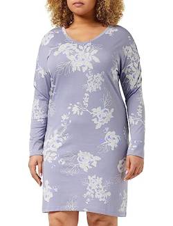 Triumph Damen Nightdresses Ndk Lsl 10 Co/Md Nachthemd, Violet - Dark Combination, 38 EU von Triumph