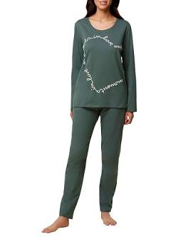 Triumph Damen Pk 03 Lsl X Pajama Set, Smoky Green, 44 EU von Triumph