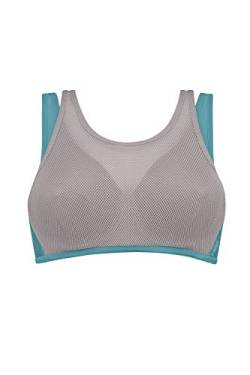 Triumph Damen Sport-BH Triaction Magic Motion Pro MW, Mehrfarbig (Grey Combination M013), Gr. 75B von Triumph