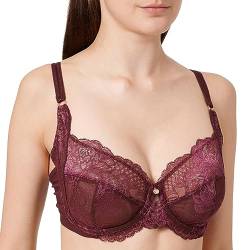 Triumph Damen Wild Peony Florale W01 Minimizer Bra, Claret, 70F von Triumph