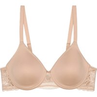 Triumph Modern Lace & Cotton Bügel-BH, Baumwoll-Futter, Spitze, für Damen, beige, 80D von Triumph