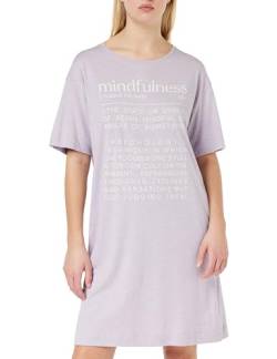 Triumph Women's Nightdresses NDK SSL 10 CO/MD Nightgown, Violet-Light Combination, 48 von Triumph