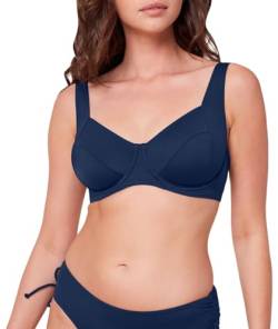 Triumph Women's Summer Mix & Match W 01 sd Bikini Top, Navy, 40D von Triumph