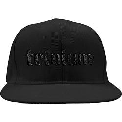 Trivium Baseball Cap Band Logo Blacl on Schwarz Nue offiziell Schwarz Snapback von Trivium