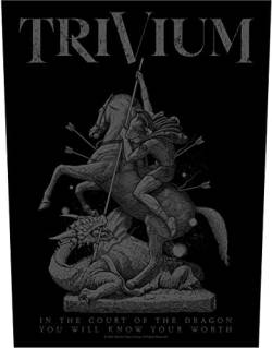 Trivium In The Court Of The Dragon Unisex Backpatch multicolor 100% Polyester Band-Merch, Bands von Trivium