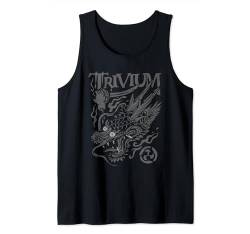 Trivium Screaming Dragon Black and White Tank Top von Trivium