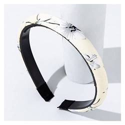 Dickes Stirnband for Frauen, Stoff-Stirnband, breites Stirnband, Haarkarte, Haarschmuck for Damen und Mädchen (Color : E, Size : One Size) von Trjgtas