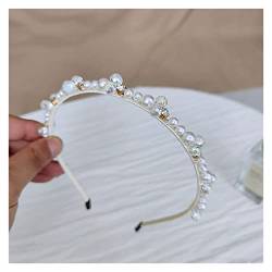 Handgemachte Perlen Kristall Haarband Stirnband Stirnband Haar Karte Haarschmuck (Color : C, Size : 1) von Trjgtas