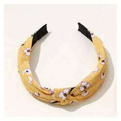 dicke Stirnbänder for Frauen Stoffstirnband Damenstirnband Haarschmuck for Damen und Mädchen (Color : D, Size : One size) von Trjgtas