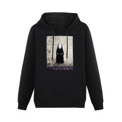 Troki No-Face Kaonashi Spirited Hoodie Anime Long Sleeve Heavy Loose Board Pullover Hooded Hoodie Fluffy Men Size L von Troki