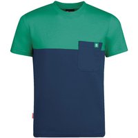 T-Shirt KIDS BERGEN Quick-dry in navy/pepper green von Trollkids
