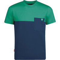 T-Shirt KIDS BERGEN Quick-dry in navy/pepper green von Trollkids