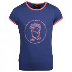 Trollkids - Girl's Flower Troll T - T-Shirt Gr 104 blau von Trollkids