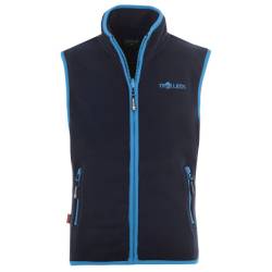 Trollkids - Kid's Arendal Vest - Fleeceweste Gr 110 blau von Trollkids