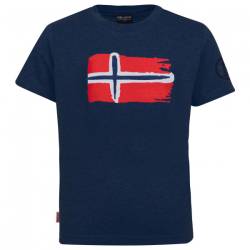 Trollkids - Kid's Oslo T - T-Shirt Gr 104 blau von Trollkids