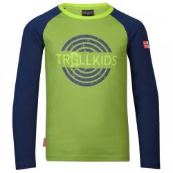 Trollkids - Kid's Preikestolen Longsleeve - Longsleeve Gr 164 grün von Trollkids