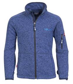 Trollkids Kinder Fleece-Jacke Jondalen, Französisch Blau, Größe 104 von Trollkids