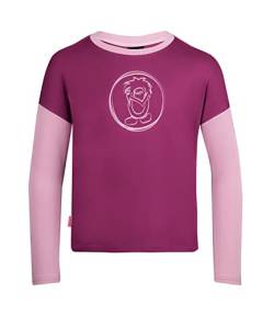 Trollkids Mädchen Preikestolen Kapuzenpullover Hoodie aus Baumwolle, Pflaume/Mauve, Größe 140 von Trollkids