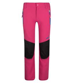 Trollkids Softshell Hose Lysefjord, Magenta, Größe 110 von Trollkids