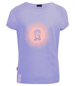 Trollkids T-Shirt Mädchen Logo, Lavender/Aprikose, Größe 98 von Trollkids