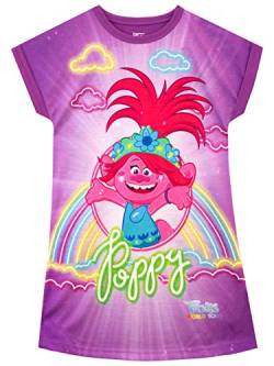 Trolls Mädchen Poppy Nachthemden Violett 104 von Trolls