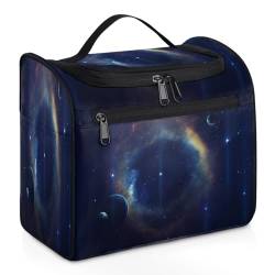 Cosmic Art Weltraum-Reise-Make-up-Tasche für Damen, Herren, Mädchen, Jungen, Cosmic Universe 11,2 l, Kulturbeutel, Kulturbeutel, Kulturbeutel, zum Aufhängen, Kosmetik-Organizer, Duschtasche, farbe, von TropicalLife