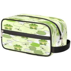 Kosmetiktasche mit Cartoon-Motiv für Damen, Herren, Kinder, Mädchen, Jungen, lustiger Kulturbeutel, Kulturbeutel, Kosmetik-Organizer, Duschtasche, farbe, Einheitsgröße, Taschen-Organizer von TropicalLife